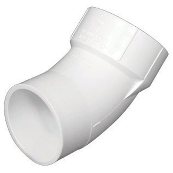 Charlotte Pipe And Foundry Elbow 45 deg PVC Dwv Str1.25 in. 43256 - main